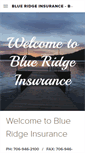 Mobile Screenshot of blueridgeins.net