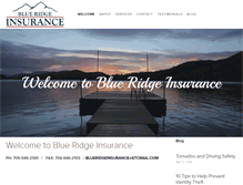 Tablet Screenshot of blueridgeins.net